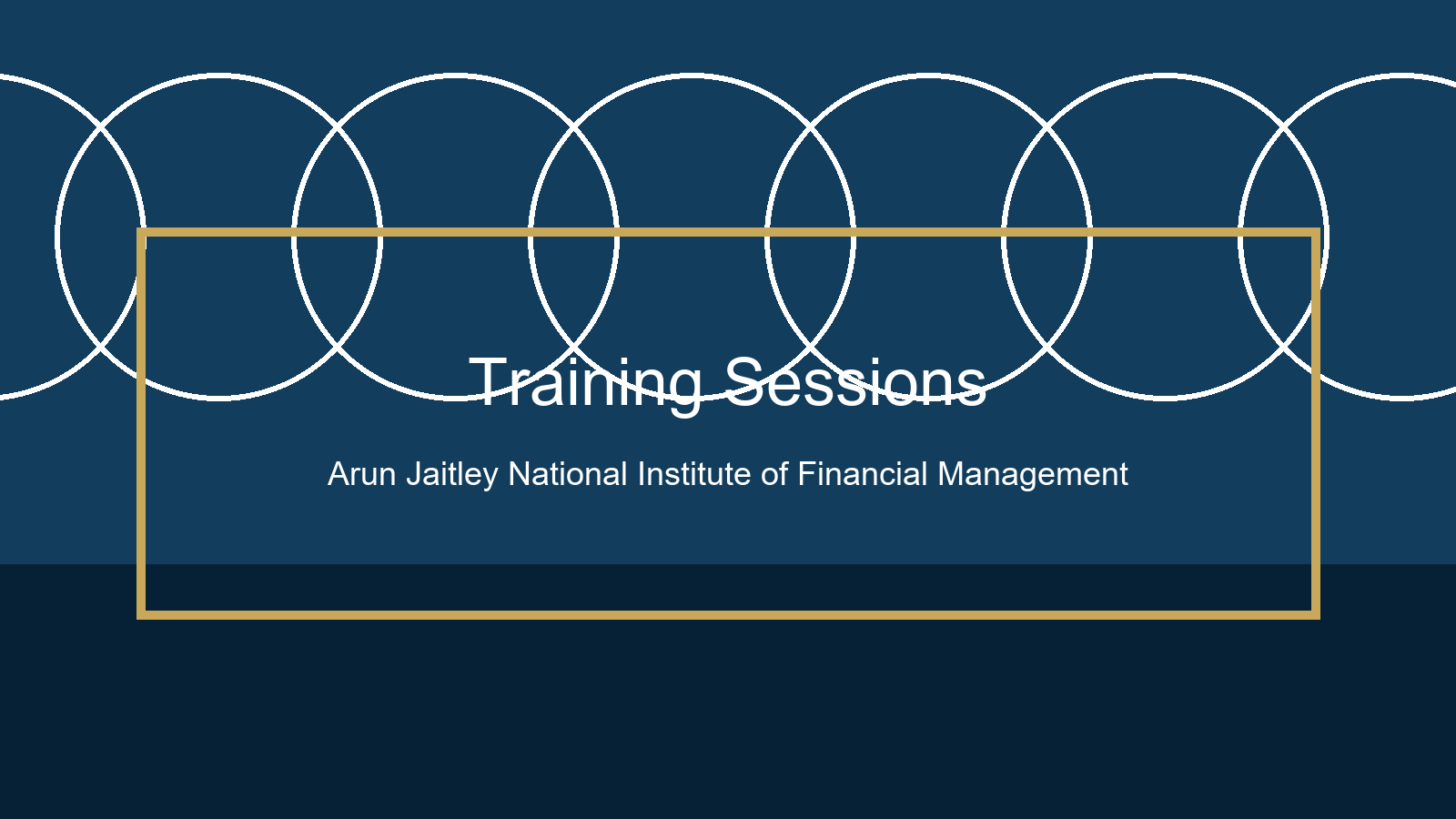 Training sessions at AJNIFM